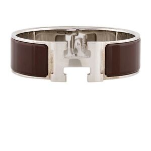 Hermès
Enamel Clic Clac H Bangle Bracelet
